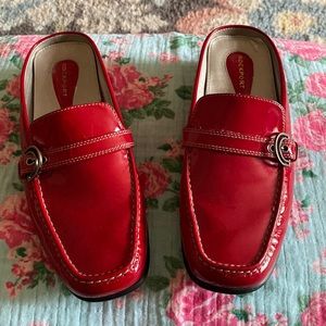 Rockport Mules - Red Patent Leather Size 11